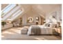 create realistic 3d attic, loft and double height space renderings
